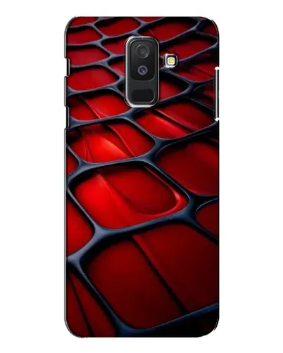 Чехол для Samsung Galaxy A6 Plus 2018 (A605) с картинкой «Красная глянцевая сетка» Чехол для Samsung Galaxy A6 Plus 2018 (A605) с картинкой «Красная глянцевая сетка»