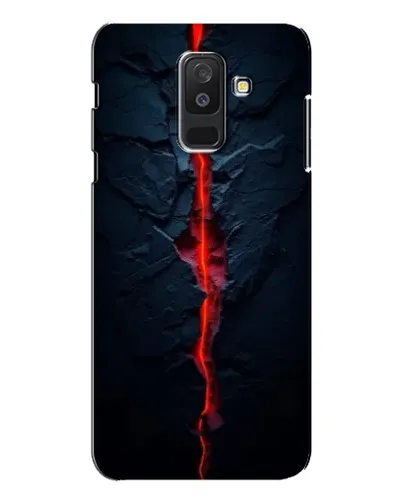 Чехол для Samsung Galaxy A6 Plus 2018 (A605) с картинкой «Kрасная лавовая трещина» Чехол для Samsung Galaxy A6 Plus 2018 (A605) с картинкой «Kрасная лавовая трещина»