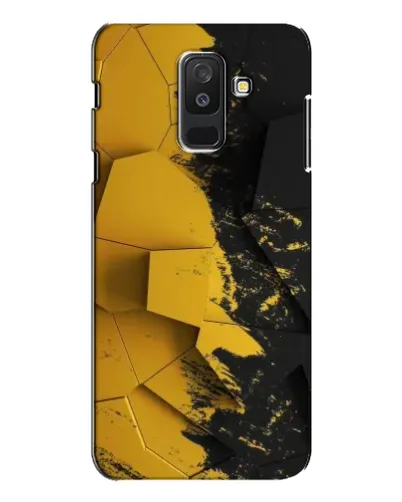 Чехол для Samsung Galaxy A6 Plus 2018 (A605) с картинкой «Золотые осколки геометрии» Чехол для Samsung Galaxy A6 Plus 2018 (A605) с картинкой «Золотые осколки геометрии»