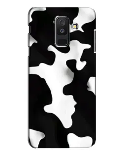 Чехол для Samsung Galaxy A6 Plus 2018 (A605) с картинкой «Черно-белое пятно»