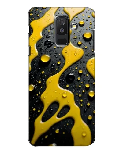Чехол для Samsung Galaxy A6 Plus 2018 (A605) с картинкой «Жидкое желтое золото» Чехол для Samsung Galaxy A6 Plus 2018 (A605) с картинкой «Жидкое желтое золото»