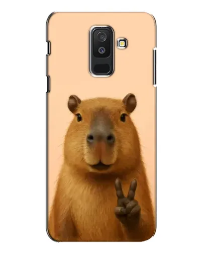 Чехол для Samsung Galaxy A6 Plus 2018 (A605) с картинкой «Капибара виктория» Чехол для Samsung Galaxy A6 Plus 2018 (A605) с картинкой «Капибара виктория»
