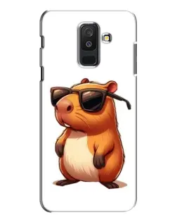 Чохол для Samsung Galaxy A6 Plus 2018 (A605) з картинкою «Капібара в окулярах» Чохол для Samsung Galaxy A6 Plus 2018 (A605) з картинкою «Капібара в окулярах»
