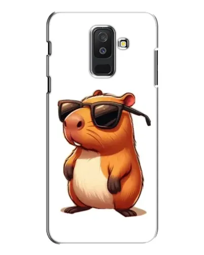 Чехол для Samsung Galaxy A6 Plus 2018 (A605) с картинкой «Капибара в очках» Чехол для Samsung Galaxy A6 Plus 2018 (A605) с картинкой «Капибара в очках»