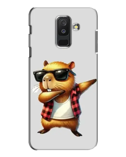 Чехол для Samsung Galaxy A6 Plus 2018 (A605) с картинкой «Капибара рэпер даб» Чехол для Samsung Galaxy A6 Plus 2018 (A605) с картинкой «Капибара рэпер даб»