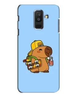 Чохол для Samsung Galaxy A6 Plus 2018 (A605) з картинкою «Капібара на скейті» Чохол для Samsung Galaxy A6 Plus 2018 (A605) з картинкою «Капібара на скейті»