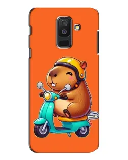 Чохол для Samsung Galaxy A6 Plus 2018 (A605) з картинкою «Капібара на скутері» Чохол для Samsung Galaxy A6 Plus 2018 (A605) з картинкою «Капібара на скутері»