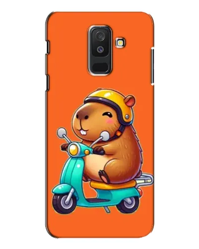 Чехол для Samsung Galaxy A6 Plus 2018 (A605) с картинкой «Капибара на скутере» Чехол для Samsung Galaxy A6 Plus 2018 (A605) с картинкой «Капибара на скутере»