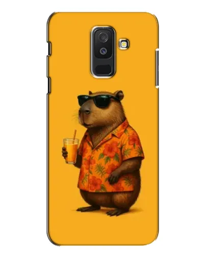 Чехол для Samsung Galaxy A6 Plus 2018 (A605) с картинкой «Капибара на отдыхе» Чехол для Samsung Galaxy A6 Plus 2018 (A605) с картинкой «Капибара на отдыхе»