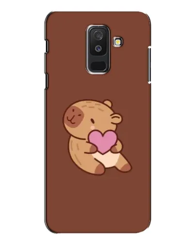 Чехол для Samsung Galaxy A6 Plus 2018 (A605) с картинкой «Капибара с сердцем» Чехол для Samsung Galaxy A6 Plus 2018 (A605) с картинкой «Капибара с сердцем»