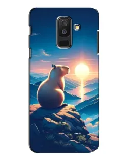 Чохол для Samsung Galaxy A6 Plus 2018 (A605) з картинкою «Захід сонця з капібарою» Чохол для Samsung Galaxy A6 Plus 2018 (A605) з картинкою «Захід сонця з капібарою»
