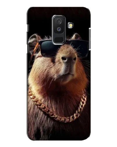 Чехол для Samsung Galaxy A6 Plus 2018 (A605) с картинкой «Капибара золотая цепь» Чехол для Samsung Galaxy A6 Plus 2018 (A605) с картинкой «Капибара золотая цепь»