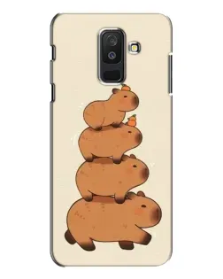 Чохол для Samsung Galaxy A6 Plus 2018 (A605) з картинкою «Вежа з капібар» Чохол для Samsung Galaxy A6 Plus 2018 (A605) з картинкою «Вежа з капібар»