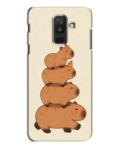 Чехол для Samsung Galaxy A6 Plus 2018 (A605) с картинкой «Башня из капибар» Чехол для Samsung Galaxy A6 Plus 2018 (A605) с картинкой «Башня из капибар»