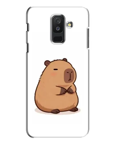 Чехол для Samsung Galaxy A6 Plus 2018 (A605) с картинкой «Толстенькая капибара» Чехол для Samsung Galaxy A6 Plus 2018 (A605) с картинкой «Толстенькая капибара»
