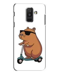 Чохол для Samsung Galaxy A6 Plus 2018 (A605) з картинкою «Капібара на самокаті» Чохол для Samsung Galaxy A6 Plus 2018 (A605) з картинкою «Капібара на самокаті»