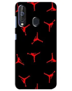 Чехол для Samsung Galaxy A60 2019 (A605F) с картинкой «Jordan Red Pattern» Чехол для Samsung Galaxy A60 2019 (A605F) с картинкой «Jordan Red Pattern»