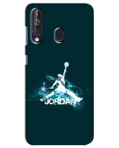 Чехол для Samsung Galaxy A60 2019 (A605F) с картинкой «Jordan Blue Fire»