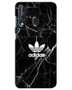 Чехол для Samsung Galaxy A60 2019 (A605F) с картинкой «Белый мрамор Adidas»