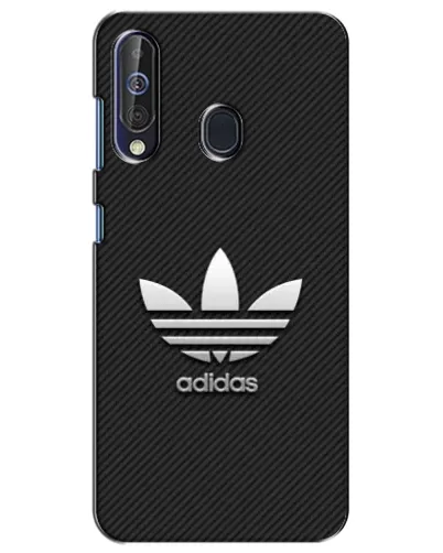 Чехол для Samsung Galaxy A60 2019 (A605F) с картинкой «Adidas Карбоновая текстура»