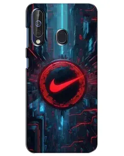 Чехол для Samsung Galaxy A60 2019 (A605F) с картинкой «Техногенный стиль Nike»