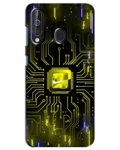 Чехол для Samsung Galaxy A60 2019 (A605F) с картинкой «Nike — золотая искра» Чехол для Samsung Galaxy A60 2019 (A605F) с картинкой «Nike — золотая искра»