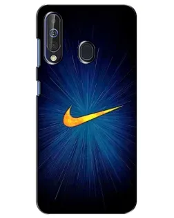 Чохол для Samsung Galaxy A60 2019 (A605F) з картинкою «Синій пульс Nike» Чохол для Samsung Galaxy A60 2019 (A605F) з картинкою «Синій пульс Nike»