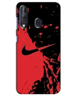 Чохол для Samsung Galaxy A60 2019 (A605F) з картинкою «Червоні бризки Nike» Чохол для Samsung Galaxy A60 2019 (A605F) з картинкою «Червоні бризки Nike»