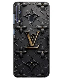 Чехол для Samsung Galaxy A60 2019 (A605F) с картинкой «Кожаная текстура LV»