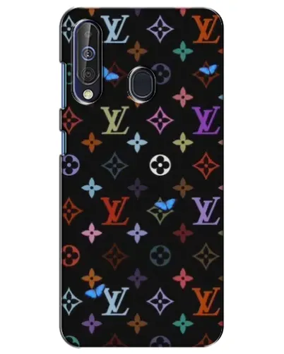Чехол для Samsung Galaxy A60 2019 (A605F) с картинкой «Цветная монограмма LV»
