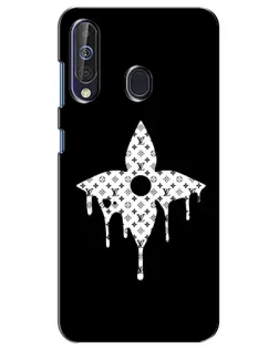 Чехол для Samsung Galaxy A60 2019 (A605F) с картинкой «Цветочная монограмма»