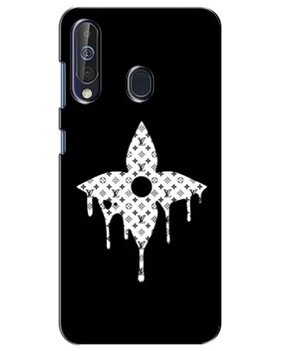 Чехол для Samsung Galaxy A60 2019 (A605F) с картинкой «Цветочная монограмма»