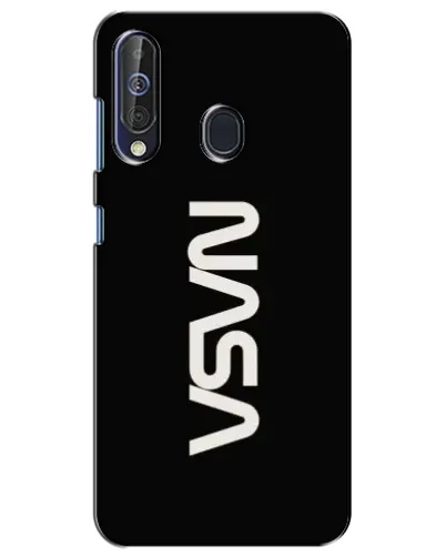 Чехол для Samsung Galaxy A60 2019 (A605F) с картинкой «NASA — вертикальный логотип»