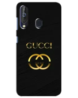 Чехол для Samsung Galaxy A60 2019 (A605F) с картинкой «Золотой логотип Gucci»