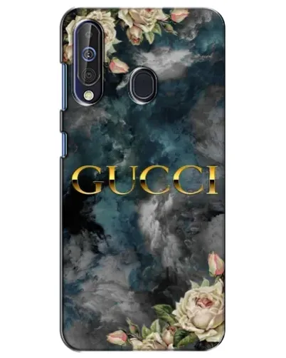 Чехол для Samsung Galaxy A60 2019 (A605F) с картинкой «Абстрактные цветы Gucci» Чехол для Samsung Galaxy A60 2019 (A605F) с картинкой «Абстрактные цветы Gucci»