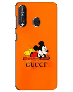 Чохол для Samsung Galaxy A60 2019 (A605F) з картинкою «Міккі Маус Gucci — помаранч»