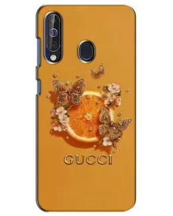 Чохол для Samsung Galaxy A60 2019 (A605F) з картинкою «Gucci — золоті метелики»