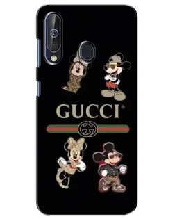 Чохол для Samsung Galaxy A60 2019 (A605F) з картинкою «Gucci — герої Disney та монограма»