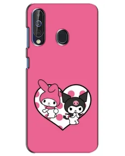 Чехол для Samsung Galaxy A60 2019 (A605F) с картинкой «Kuromi и My Melody»