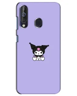 Чехол для Samsung Galaxy A60 2019 (A605F) с картинкой «Kuromi — фиолетовый минимализм»