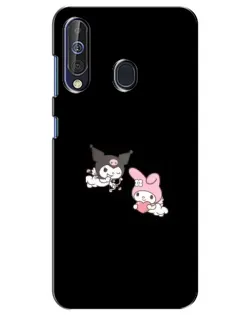 Чехол для Samsung Galaxy A60 2019 (A605F) с картинкой «My Melody и Kuromi»