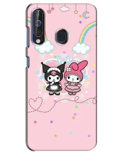 Чехол для Samsung Galaxy A60 2019 (A605F) с картинкой «My Melody и Kuromi» Чехол для Samsung Galaxy A60 2019 (A605F) с картинкой «My Melody и Kuromi»