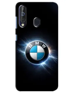 Чехол для Samsung Galaxy A60 2019 (A605F) с картинкой «BMW — неоновое сияние»