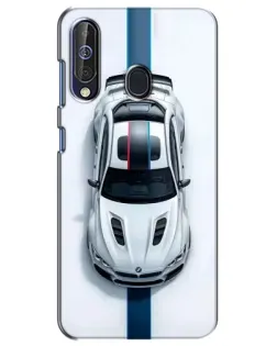 Чехол для Samsung Galaxy A60 2019 (A605F) с картинкой «Вид сверху — BMW M»