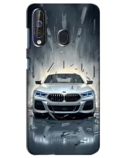 Чехол для Samsung Galaxy A60 2019 (A605F) с картинкой «BMW в свете фар»