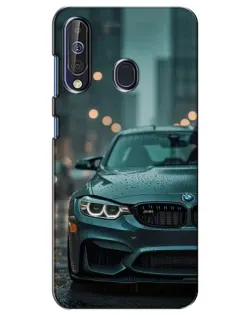 Чехол для Samsung Galaxy A60 2019 (A605F) с картинкой «BMW в огнях города»