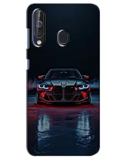 Чехол для Samsung Galaxy A60 2019 (A605F) с картинкой «BMW на мокрой дороге»
