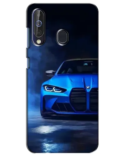 Чехол для Samsung Galaxy A60 2019 (A605F) с картинкой «Голубая BMW M4» Чехол для Samsung Galaxy A60 2019 (A605F) с картинкой «Голубая BMW M4»