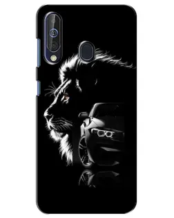 Чехол для Samsung Galaxy A60 2019 (A605F) с картинкой «BMW и лев»