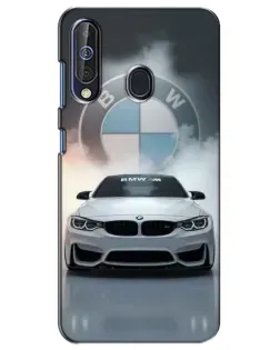 Чохол для Samsung Galaxy A60 2019 (A605F) з картинкою «BMW в білому диму»